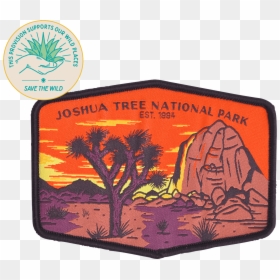 Joshua Tree National Park Logo Png, Transparent Png - desert plants png