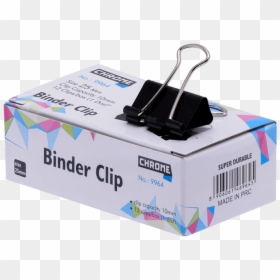 Chrome Binder Clips 25mm, HD Png Download - binder clips png