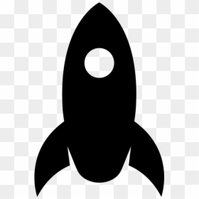 Rocket Ship Png Black And White, Transparent Png - ship icon png