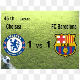 Ucl Chelsea Vs Barcelona, HD Png Download - fc barcelona png