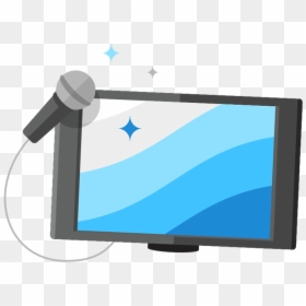 Karaoke Tv Clip Art, HD Png Download - karaoke singer png