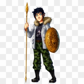 Thalia Percy Jackson Fan Art, Percy Jackson Characters, - Percy Jackson Cartoon, HD Png Download - percy jackson png
