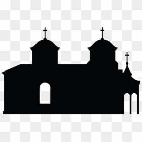 Spanish Mission Silhouette Png, Transparent Png - praise silhouette png