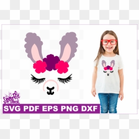 Llama Face Svg Free, HD Png Download - praise silhouette png