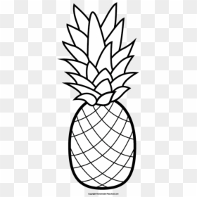 Pineapple Clipart, HD Png Download - black and white pineapple png