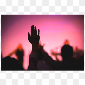 Praising Hands Background Hd, HD Png Download - praise silhouette png
