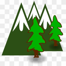Forest Mountain Clipart, HD Png Download - cartoon mountains png