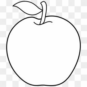 White Apple Silhouette, HD Png Download - black and white pineapple png