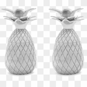 W&p Pineapple Shot Glasses, HD Png Download - black and white pineapple png