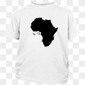 Africa Map With Madagascar, HD Png Download - africa silhouette png