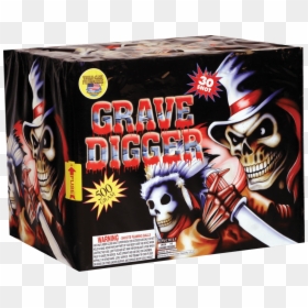 Grave Digger Firework, HD Png Download - grave digger png
