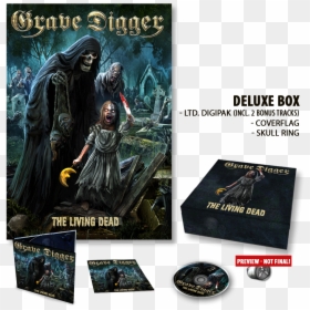 Grave Digger The Living Dead, HD Png Download - grave digger png