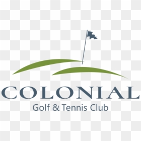Colonial Golf And Tennis Logo, HD Png Download - golf course png