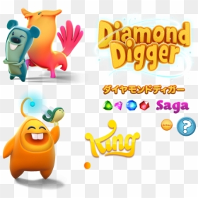 Diamond Digger Saga Logo, HD Png Download - grave digger png