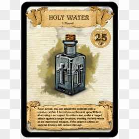 Dungeons And Dragons Carte, HD Png Download - holy water png