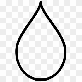 Water Drop Clipart Black And White, HD Png Download - water drop icon png