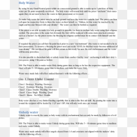Document, HD Png Download - holy water png