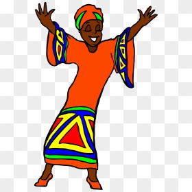Traditional African Girl Clipart, HD Png Download - african american people png