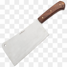 Meat Cleaver Wooden Handle, HD Png Download - cleaver png