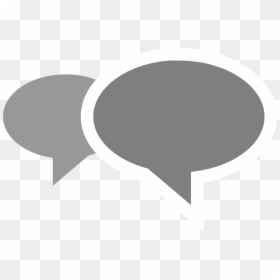 Chat Icon Grey Png, Transparent Png - chat icons png