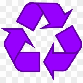 Purple Recycle Symbol, HD Png Download - number 1 icon png