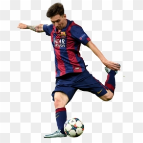 Messi Kicking A Ball Png, Transparent Png - messi.png