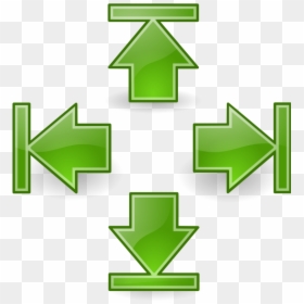 Up Down Right Left Arrows, HD Png Download - downward arrow png