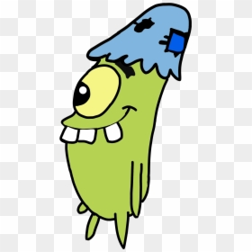 Plankton Cousin I Can T Read, HD Png Download - grimace png