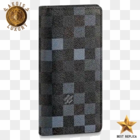 Fake Supreme And Lv Wallet, HD Png Download - louis vuitton pattern png