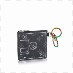 Louis Vuitton Fragment Coin Pouch, HD Png Download - louis vuitton pattern png