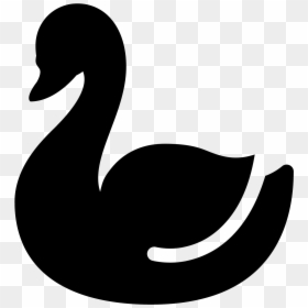 Swan Icon Png, Transparent Png - swan silhouette png