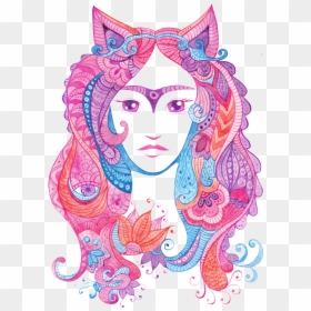 Watercolor Painting, HD Png Download - cat ear png