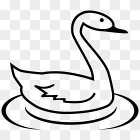 Icon, HD Png Download - swan silhouette png