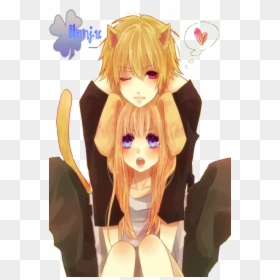 Neko Girl Boy Anime, HD Png Download - cat girl png