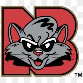 New Britain Rock Cats Logo, HD Png Download - cat ear png