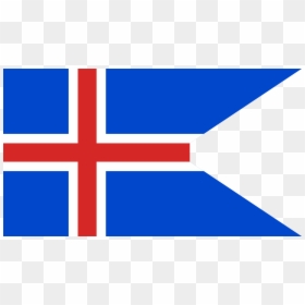 State Ensign Of Iceland, HD Png Download - iceland flag png