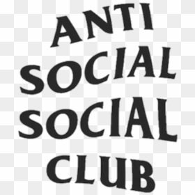 Anti Social Social Club .png, Transparent Png - anti social social club logo png