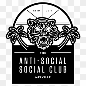 Graphic Design, HD Png Download - anti social social club logo png