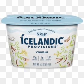 Icelandic Yogurt Plain, HD Png Download - iceland flag png