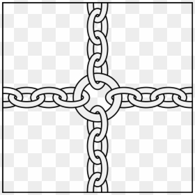 Line Art, HD Png Download - chain circle png