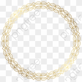 Circle Transparent Border Gold, HD Png Download - chain circle png