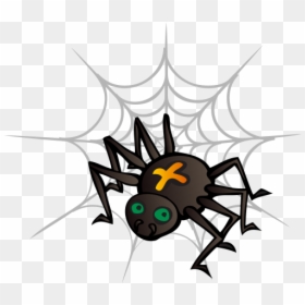 Spider Man Web Cartoon, HD Png Download - spider silhouette png