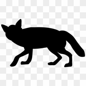 Tasmanian Devil Silhouette Png, Transparent Png - fox icon png