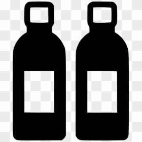 Glass Bottle, HD Png Download - water bottle icon png