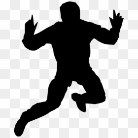 Person Jumping Silhouette Png, Transparent Png - jumpman png
