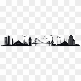 Istanbul Cartoon Transparent Background, HD Png Download - cleveland skyline png