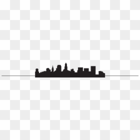 Silhouette, HD Png Download - cleveland skyline png