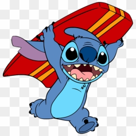 Disney Stitch Running, HD Png Download - stich png