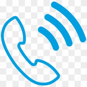 Blue Phone Icons Png, Transparent Png - voice png