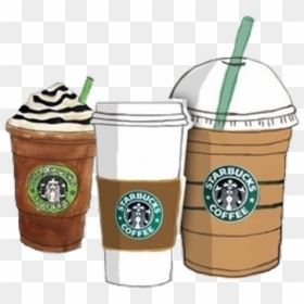 Starbucks Drawing, HD Png Download - starbucks coffee cup png